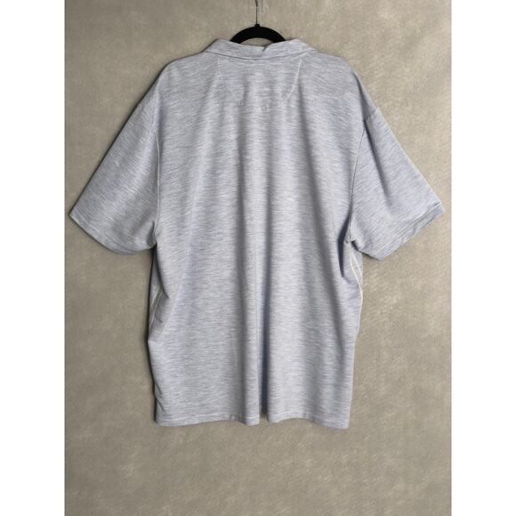 Tommy Bahama Polo Shirt Men's Size XXXL Heather Blue - Picture 6 of 8